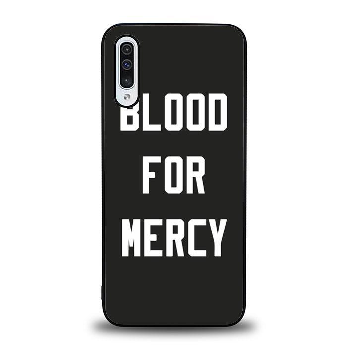 coque custodia cover fundas hoesjes j3 J5 J6 s20 s10 s9 s8 s7 s6 s5 plus edge B13006 BLOOD FOR MERCY BLACK J0316 Samsung Galaxy A50 Case