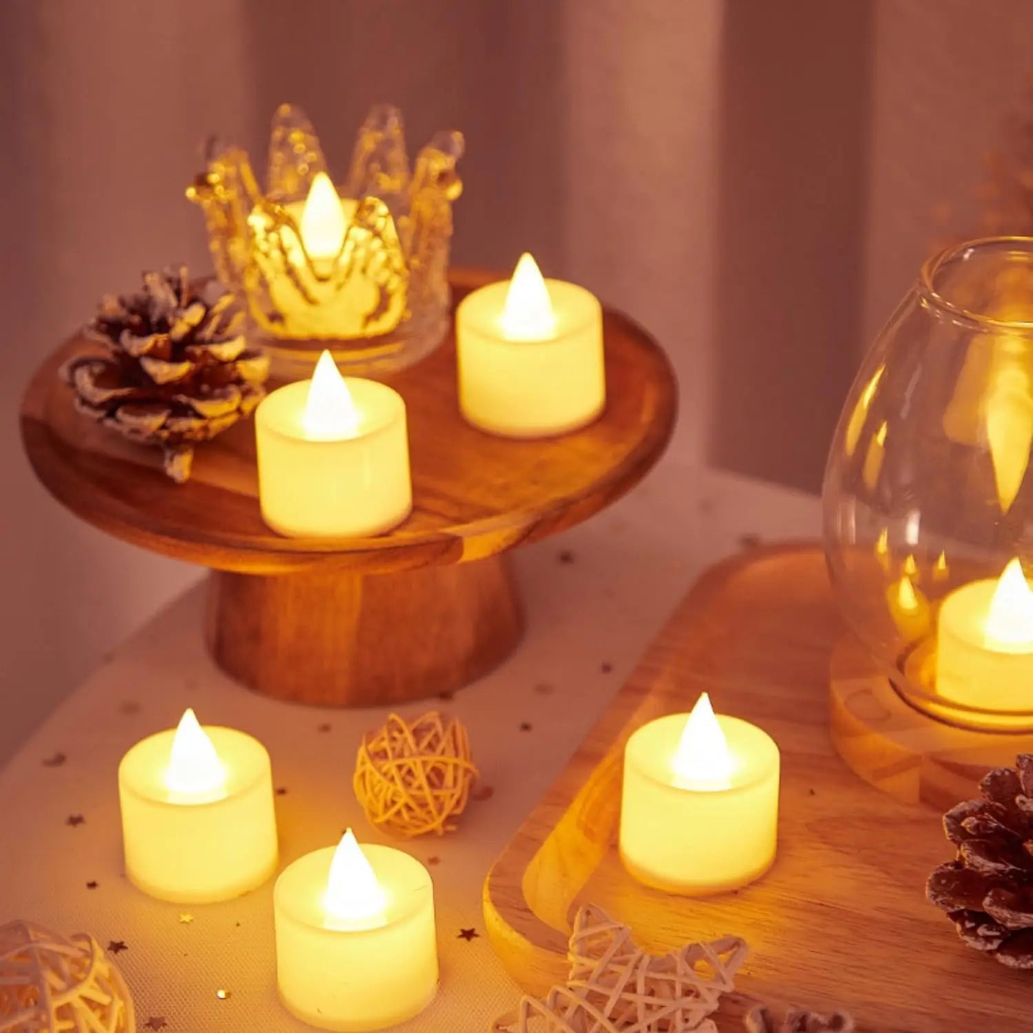 Velas-Decorativas-Em-Led-24-Unidades-Dourada-ou-Prata-GarageBuy-06