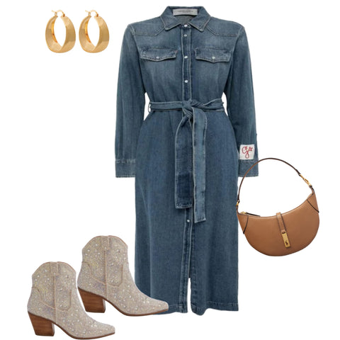 denim shirt dress