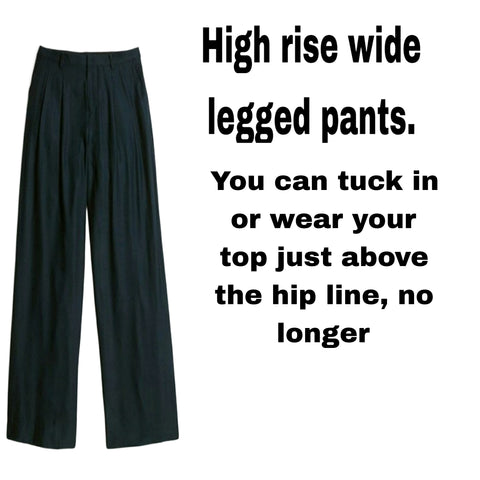 high rise pants