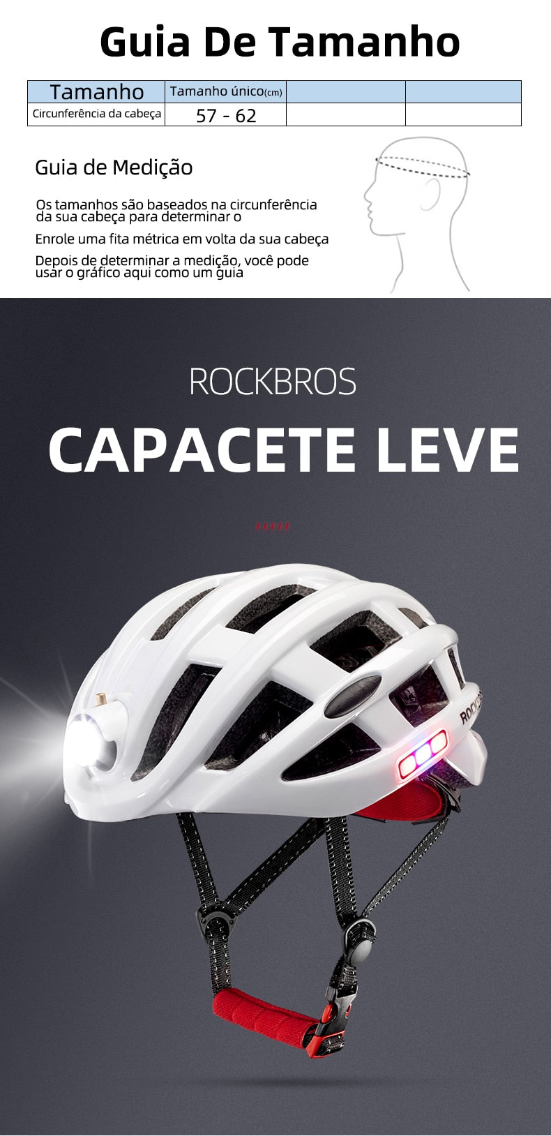 Capacete Para Ciclismo | Rockbros Ultralight