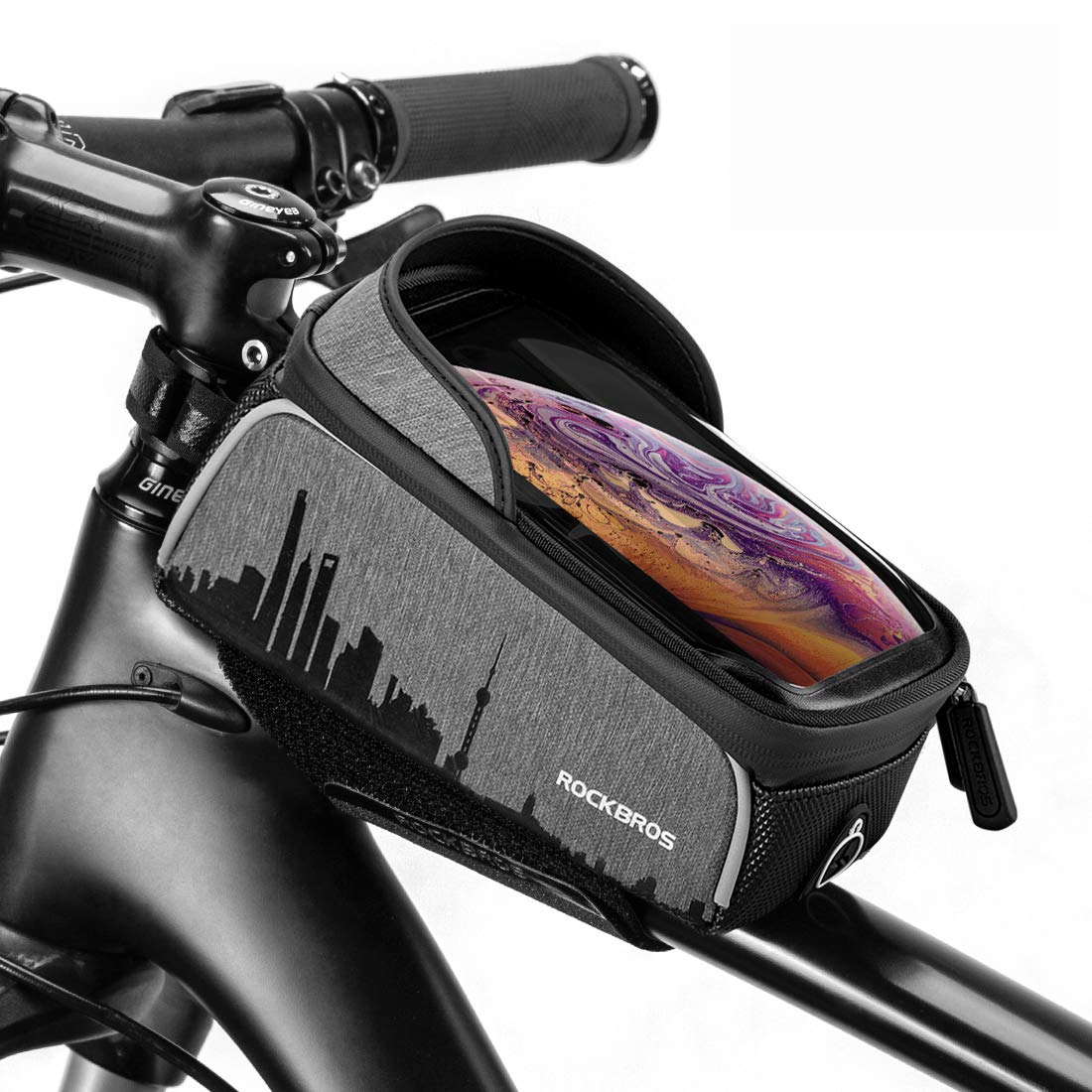 Bolsa Ciclismo Impermeável Porta Celular com Touch Screen RockBros