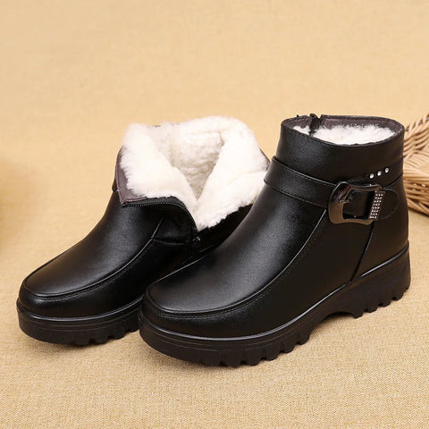 Bota de Inverno Feminina Acolchoada | WinterCozy