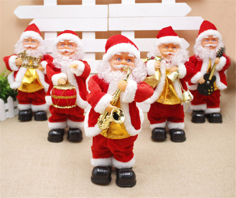 Papai Noel Banda De Natal Para Decoração