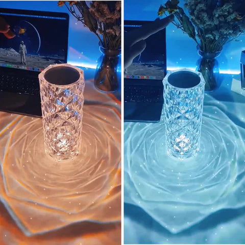 Luminária de Luxo Cristal Light 16 Cores