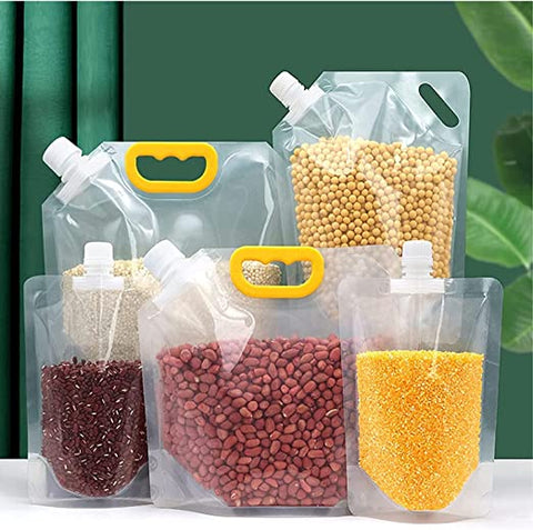 Sacos Potes EasyPack Armazenador de Alimentos Reutilizáveis | Compre 5 Leve 10 + Brindes Exclusivos 🎁