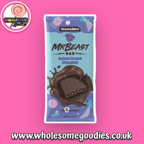 Feastables MrBeast Chocolate Chip Snack Bars, 40g Each, 5 Bars per