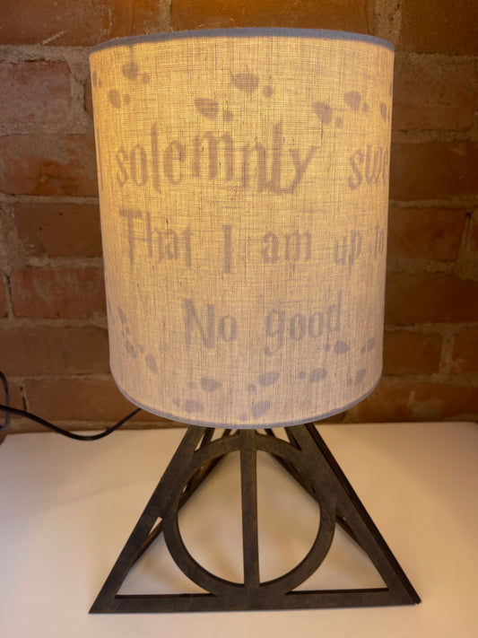 Deathly Hallows Table Lamp Harry Potter by GoldenRatioFurniture
