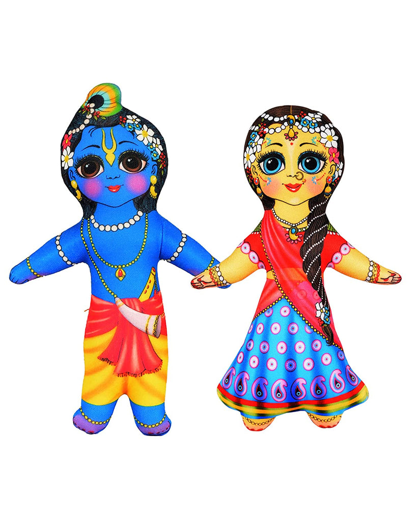 Radha Krishna Plush Dolls – Blooming Petals