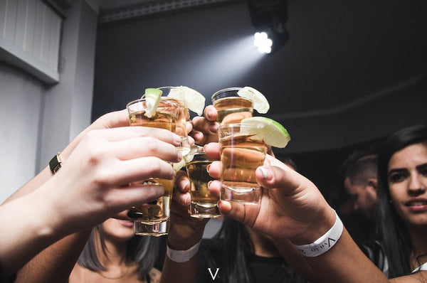 Teens Drinking Alcohol at a Club