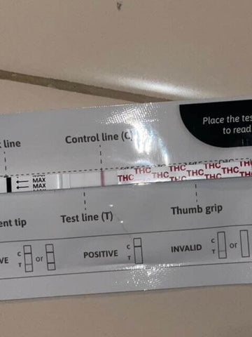 Very Very Faint Line on a Negative THC Urine Test Strip By Exploro Products