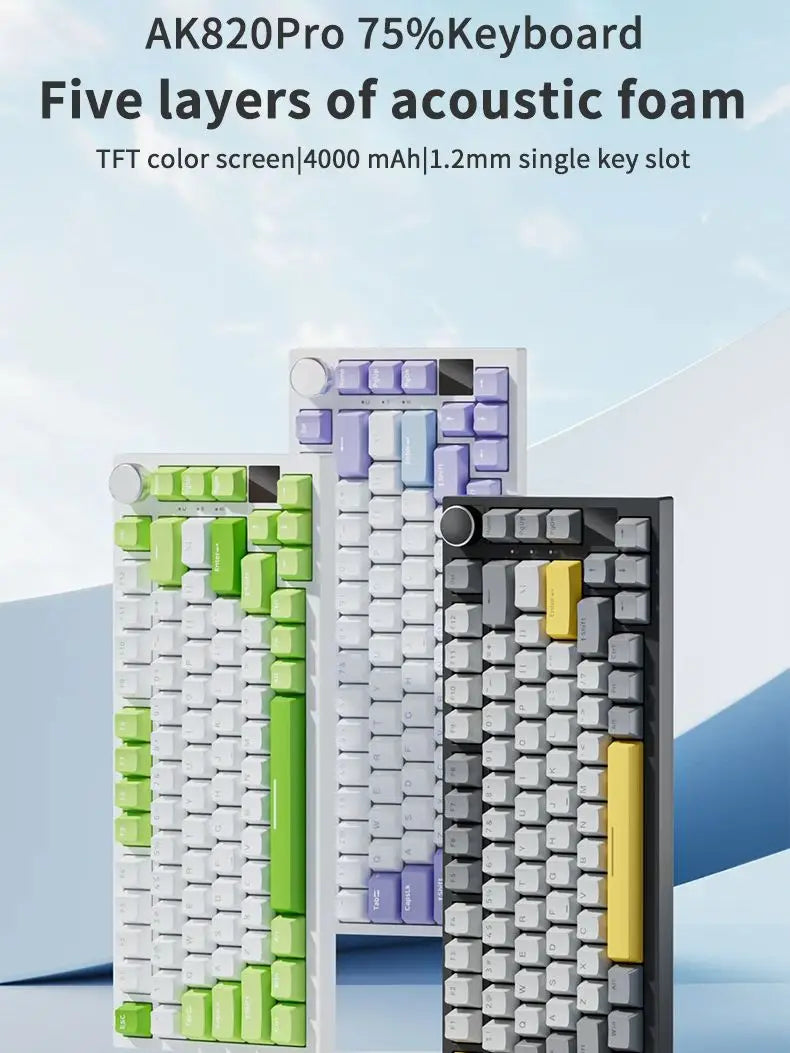 AJAZZ Mechanical TFT Screen Gaming Keyboard