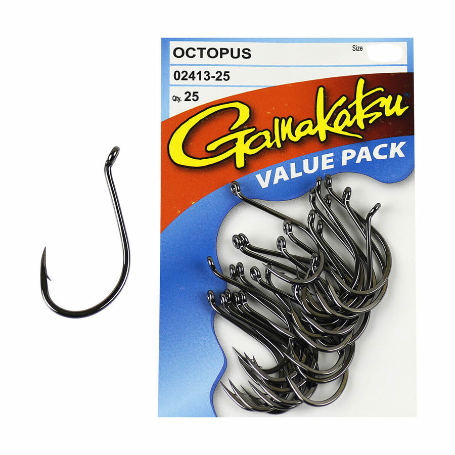 VMC Octopus Bait Cone Point Hooks 8299BN 25pcs Value Pack – Anglerpower  Fishing Tackle