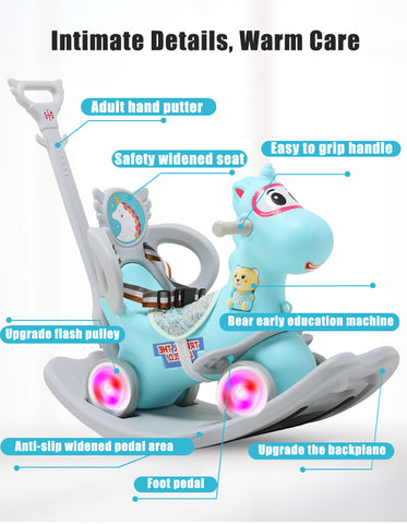 4 in 1 rocking horse