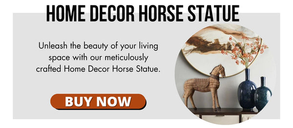 Home-Decor-Horse=Statue