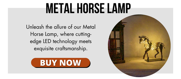 Metal-horse-lamp