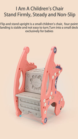 Pink flamingo rocking horse