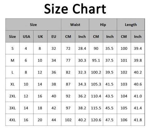 Size guide horse riding legging