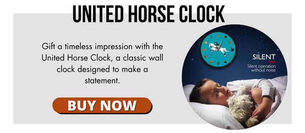 united-horse-clock