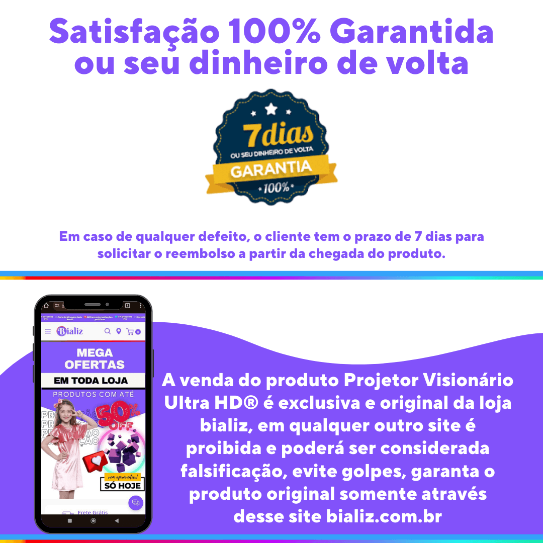 Satisfação Garantida projeto loja Bializ