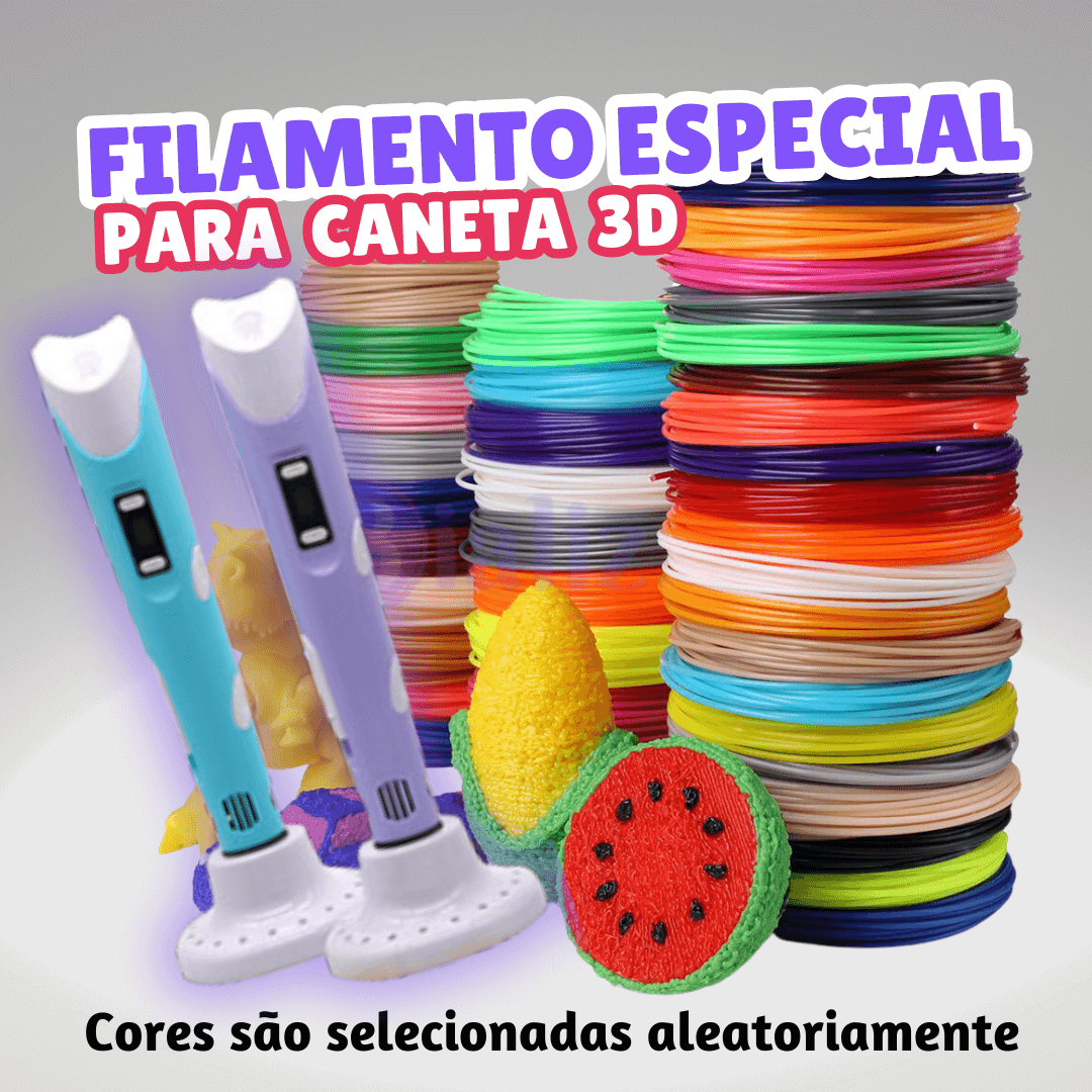 Filamento PLA para caneta 3D Refil - Bializ