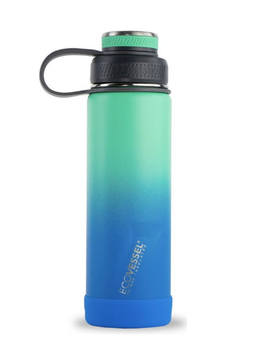 EcoVessel Kids Camping Splash Water Bottle 12 oz