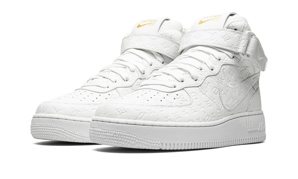 Louis Vuitton Nike Air Force 1 Mid by Virgil Abloh White