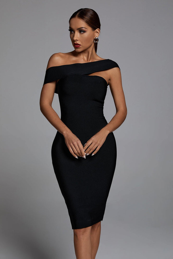 Off the Shoulder Dress | Cocktail Dress | Bandage Dress – Bellabarnett