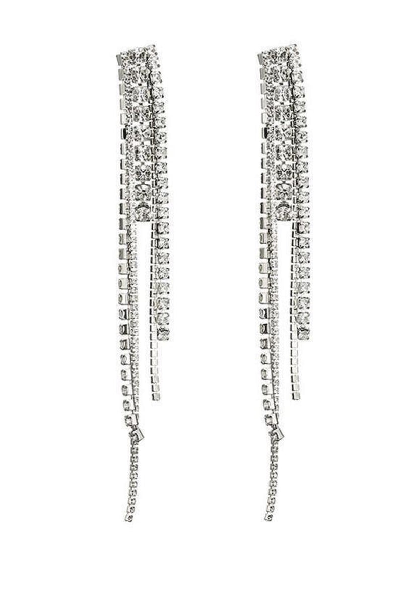 Leena Rhinestone Tassel earrings – Bellabarnett