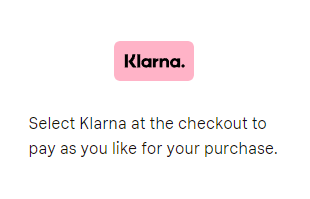 Shop now, pay later with Klarna! – shineinsky