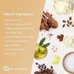 M3 Naturals Arabica Coffee Body Scrub with Collagen & Stem Cell, 12 oz