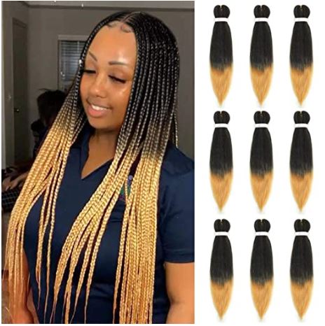 Premium Kanekalon Fiber Pre Stretched Ez Braiding Hair Extensions