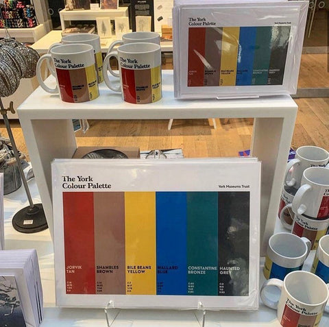 The York Colour Palette on display