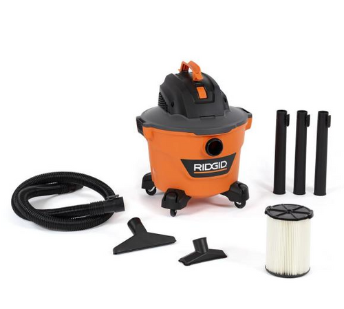 RIDGID 12 Gal. 5.0-Peak HP NXT Wet/Dry Shop Vacuum with Filter