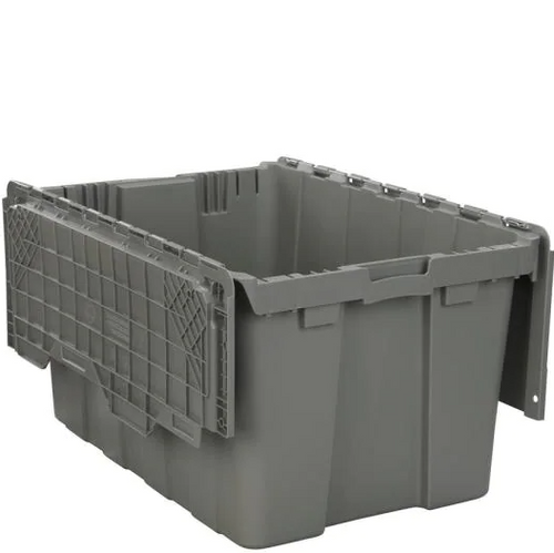 Husky 20-Gal. Professional Duty Waterproof Storage Container with Hinged  Lid in Black 246841 - The Home Depot