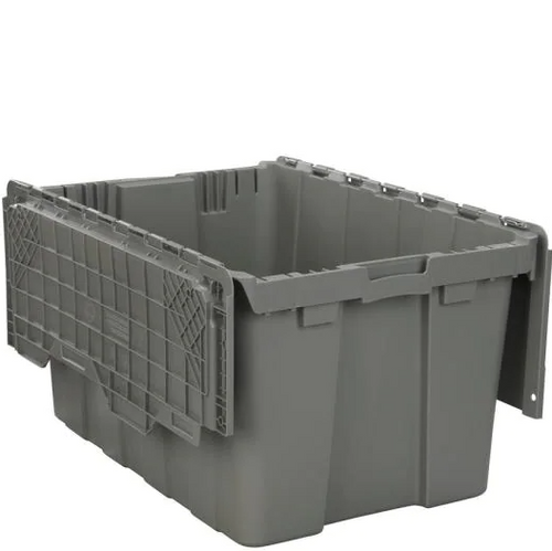 Husky 20-Gal. Professional Duty Waterproof Storage Container with Hinged Lid  in Black 246841 - The Home Depot