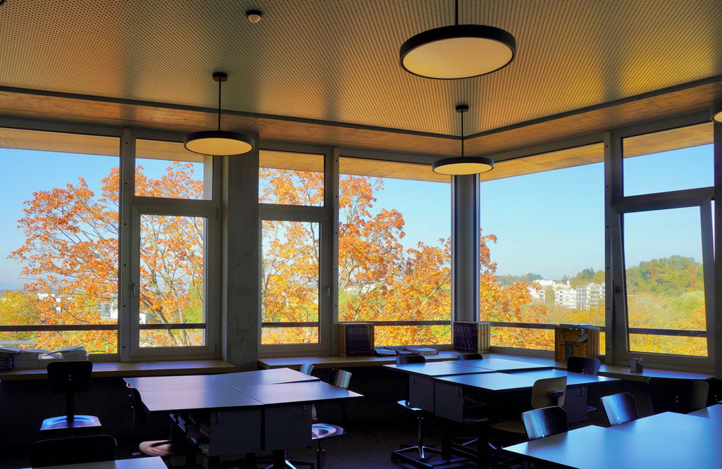 A clean and disinfected classroom photo