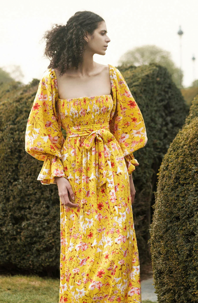 Womens Yellow Maxi Dresses | NA-KD