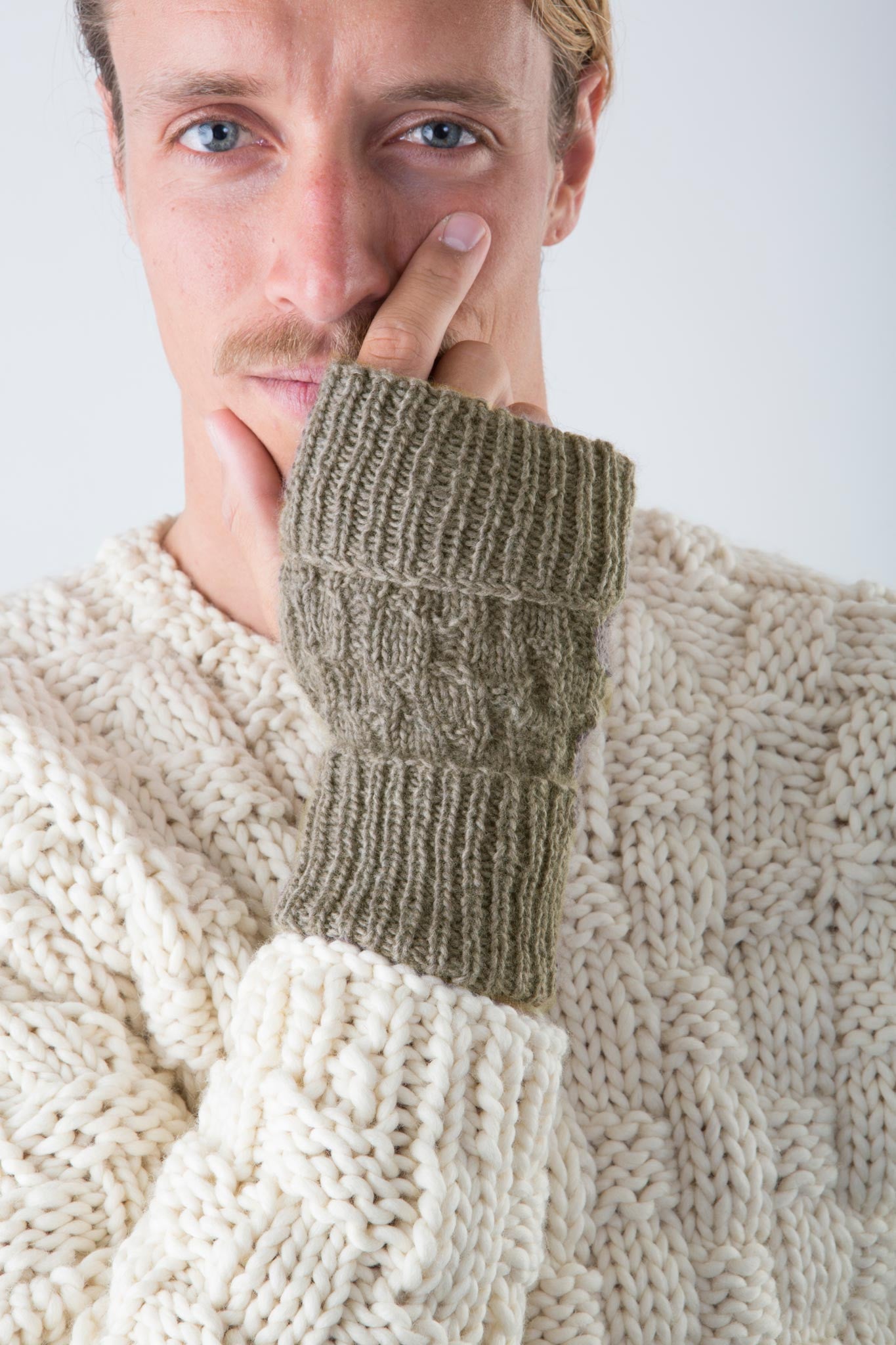 Keith Fingerless Gloves James Cox Knits Kits For Men