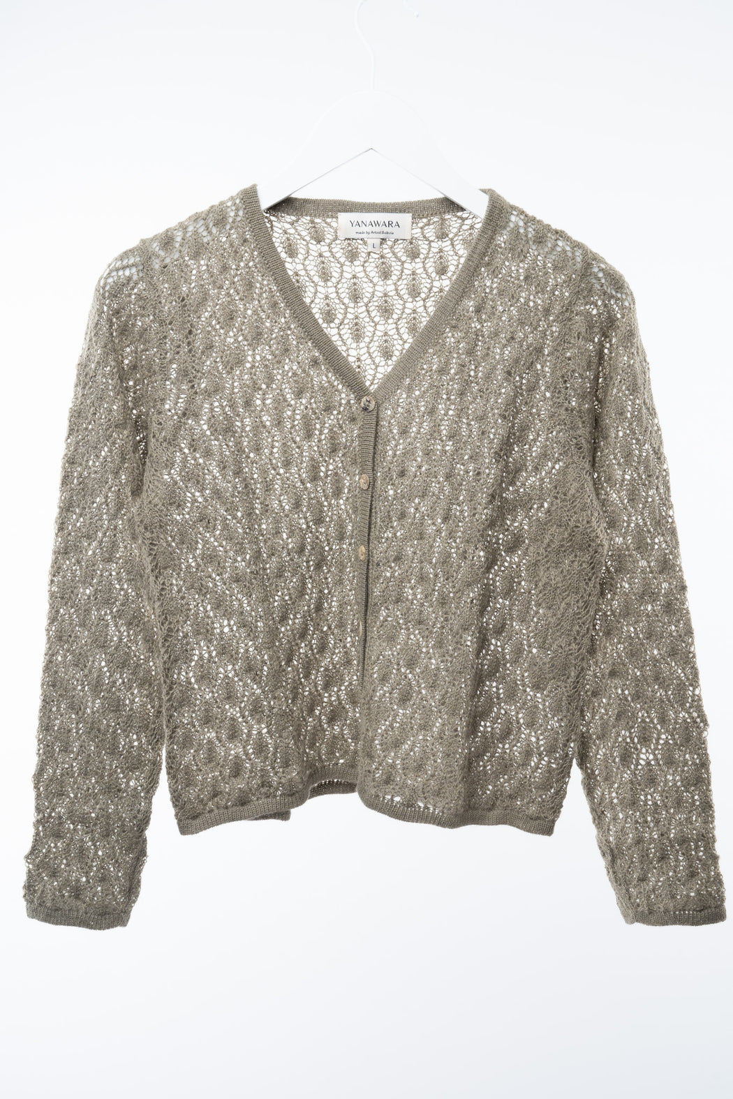 ryo takashima ALPACA WOOL VNECK CARDIGAN-