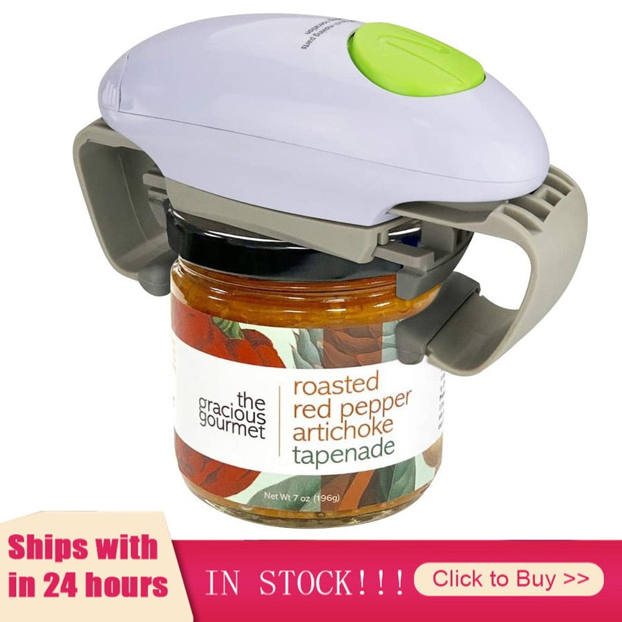 One Touch Automatic Can Opener, Battery Operated