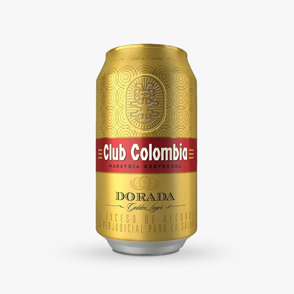 CERVEZA CLUB COLOMBIA DORADA LATA 330ml | JUANCERVEZAS BUNKER
