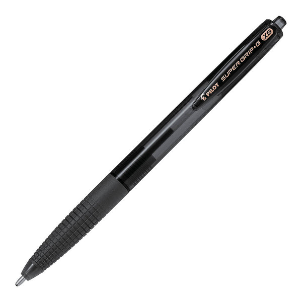Pilot Super Grip G Retractable Ballpoint Pen Broad or Extra Broad Black Blue