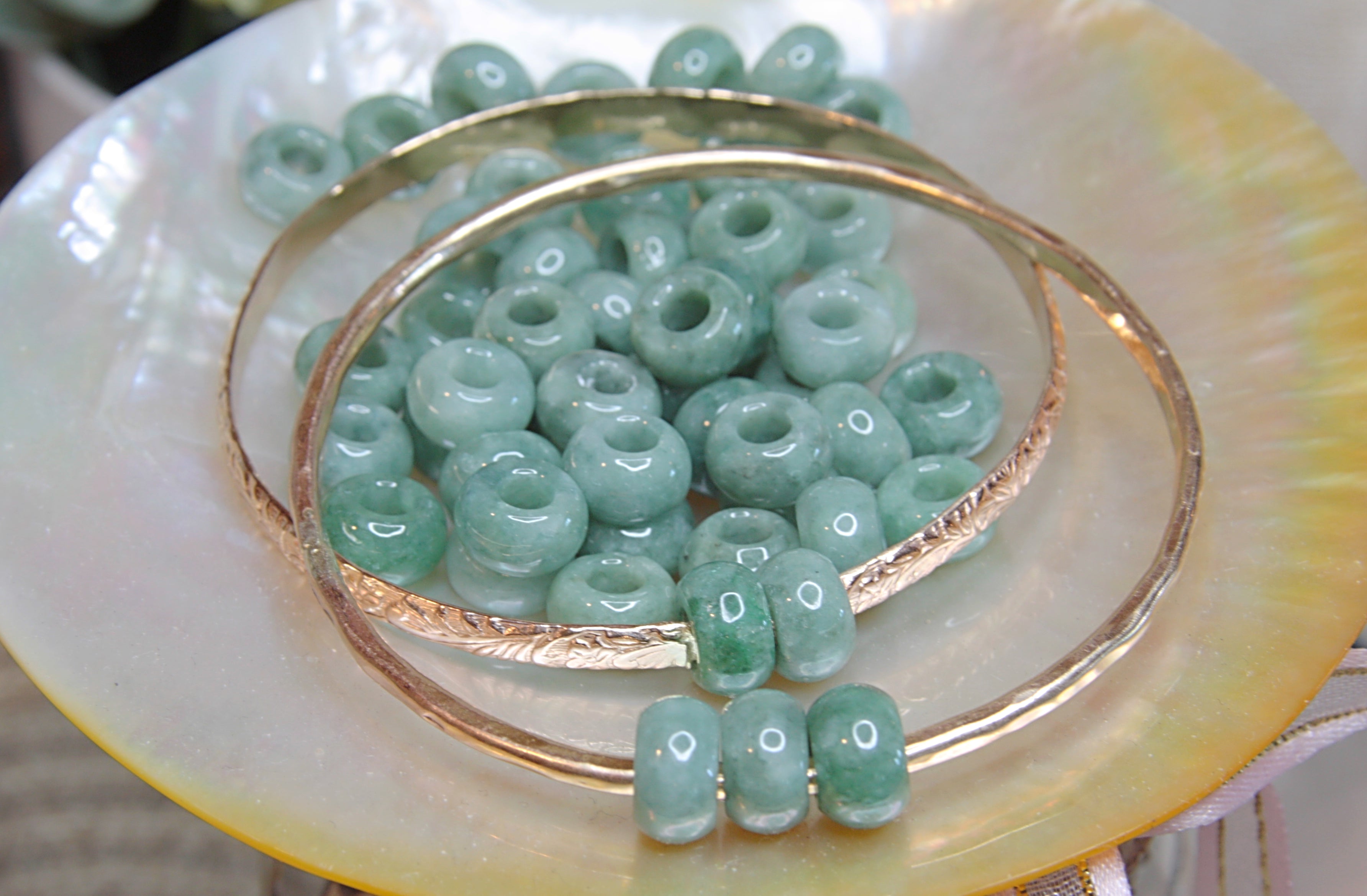 Mini Burmese Donut Heirloom Bangle
