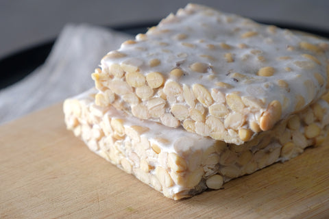 tempeh is a vegan protein source