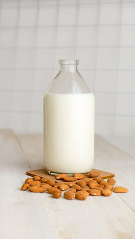 almond milk preparation