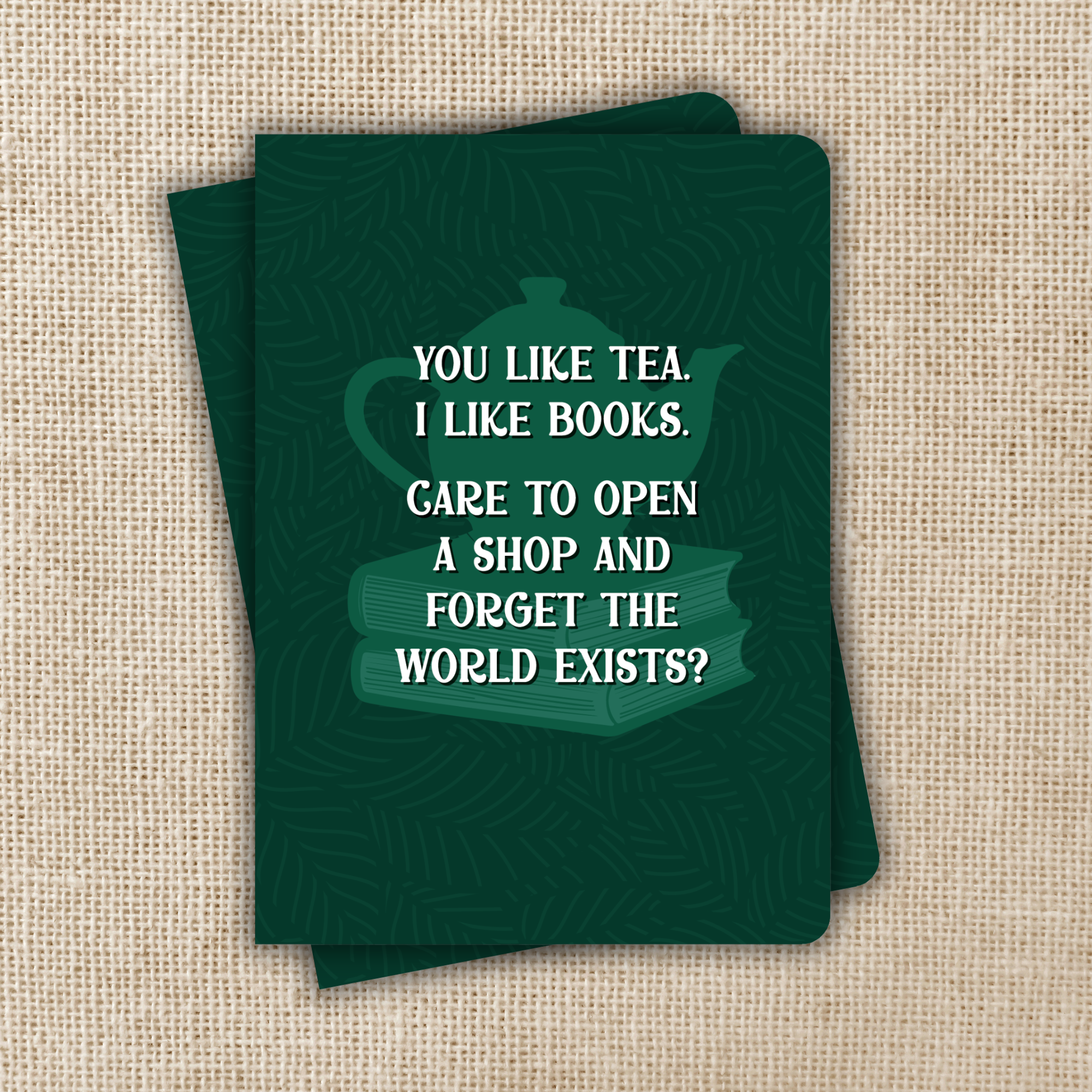 Tea and Books Pocket Journal | Tomes and Tea
