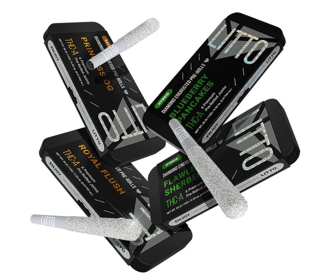 New Diamond encrusted pre rolls