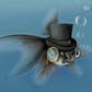 "Harold the Fancy Goldfish" Artist: Arielle Margason | JadedGemShop Diamond Painting Kit