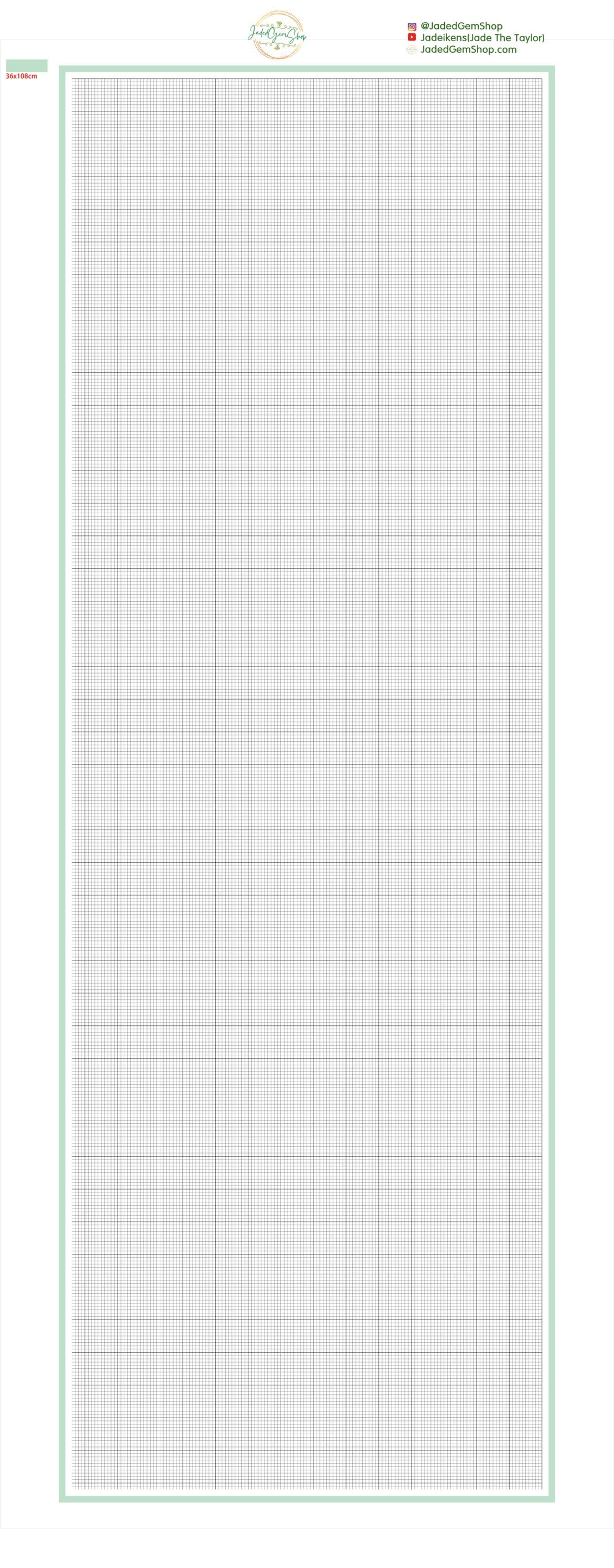 Blank 344 by 383 grid Diamond Painting Canvas for Creatively